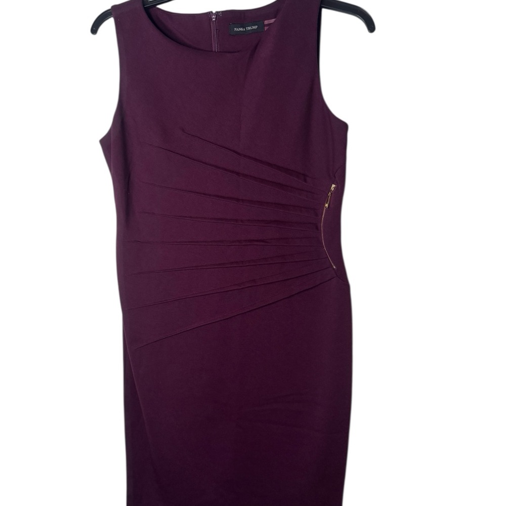 Ivanka Trump Plum Midi Dress